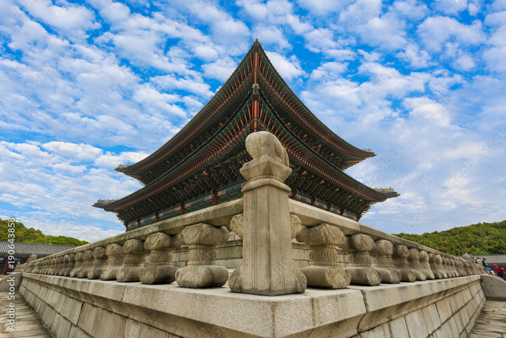 Gyeongbokgung, Palace grounds in Seoul, South Korea. Gyeongbokgung, Palace grounds in Seoul, South Korea.