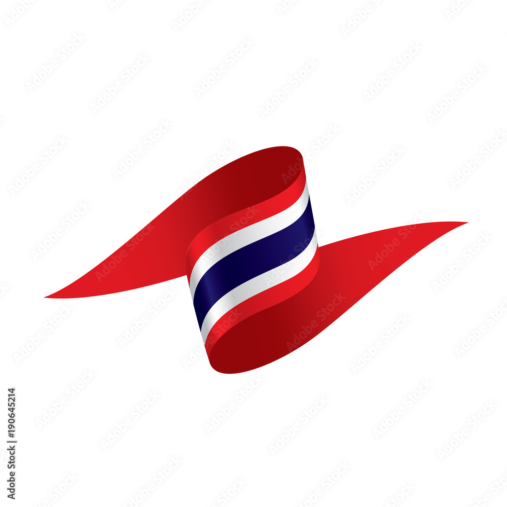 Thailand flag, vector illustration Thailand flag, vector illustration