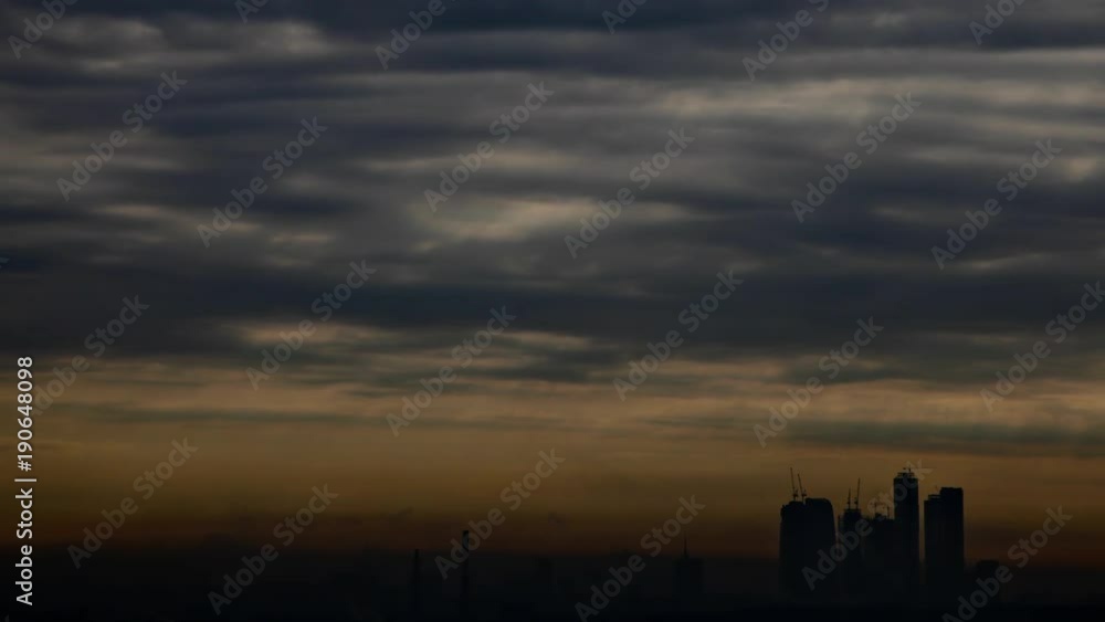 Ecology Pollution Environment city timelapse Ecology Pollution Environment city timelapse