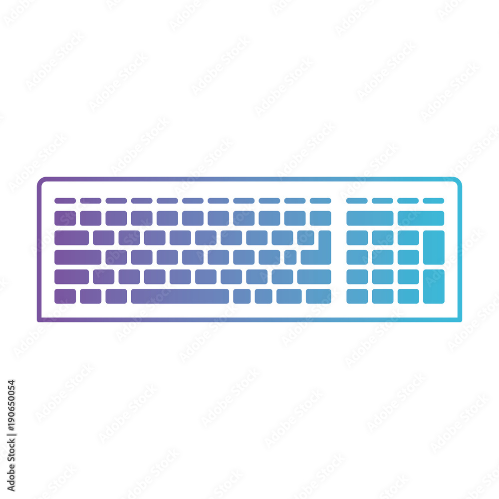 computer keyboard tech pc device electronic office key button vector illustration computer keyboard tech pc device electronic office key button vector illustration