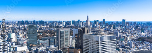 東京都庁から眺める都心部の町並み © oben901