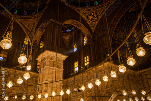 Fotografiet Interior of Saladin citadel in Cairo Egypt