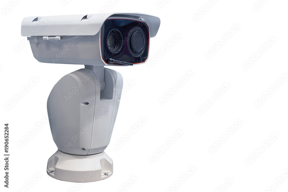 video camera for perimeter protection of an object closeup