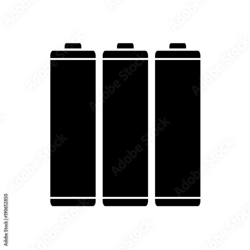Three batteries illustration