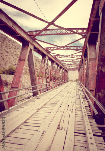 Old bridge in Tilcara, Argentina