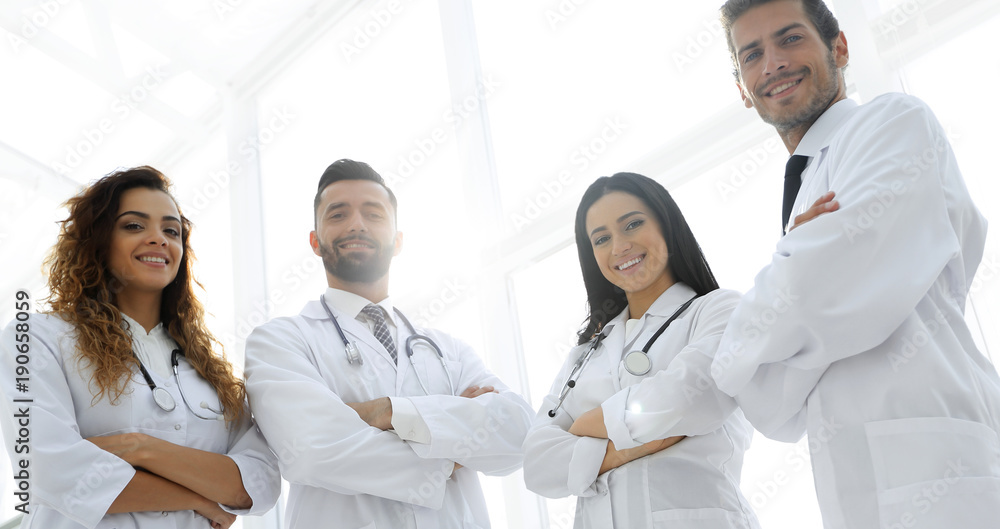 Fototapeta premium closeup.a group of doctors.