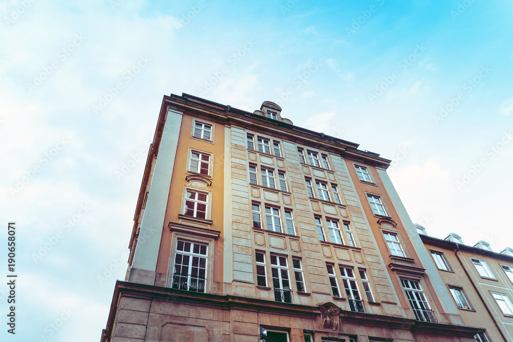 antique building view in Dresden, Germany antique building view in Dresden, Germany