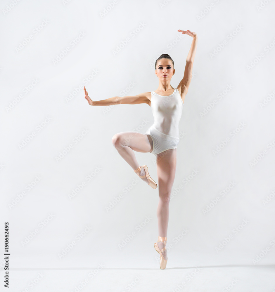 Fototapeta premium Ballerina (w wersji szarej)