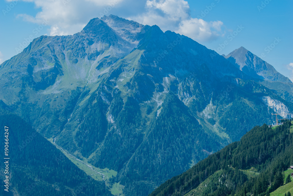 Gebirge in Österreich Mayrhofen in Zillertal