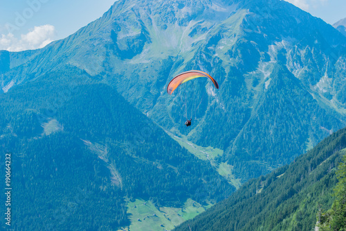 Gleitschirmfliegen in Österreich Mayrhofen in Zillertal