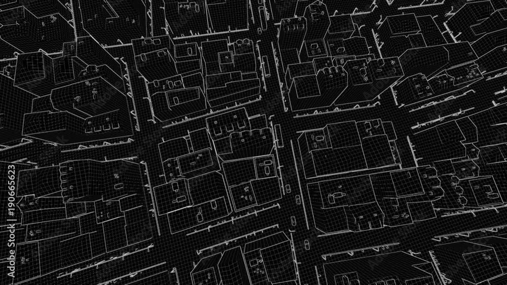 Sketch city abstract architectural background Sketch city abstract architectural background