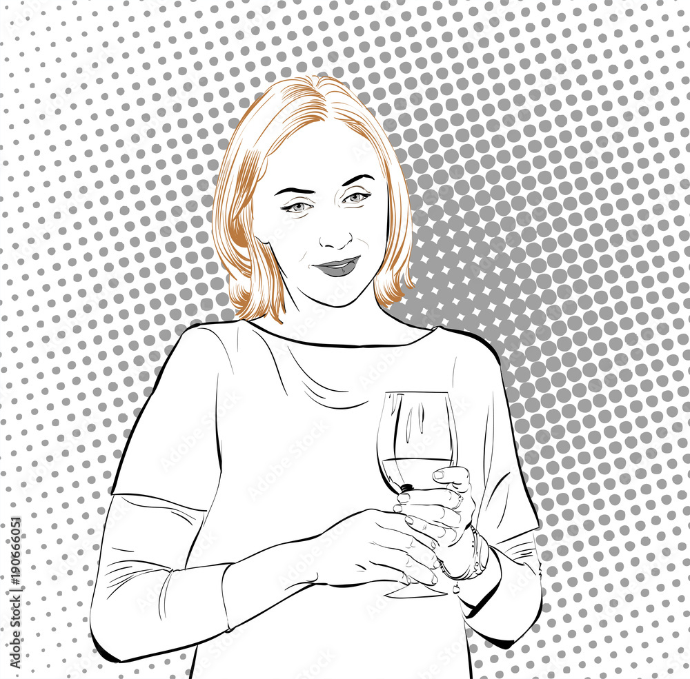 Party girl. Woman holds glass of wine. Woman drinking. Time relax. Party girl. Woman holds glass of wine. Woman drinking. Time relax.