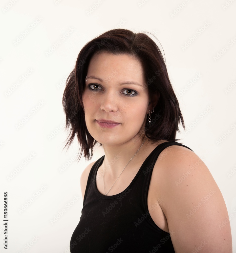 Hübsche sportliche junge Frau Hübsche sportliche junge Frau
