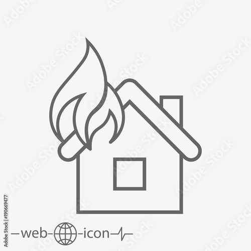 house on fire