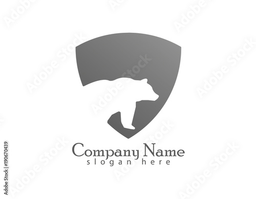Bear shield logo