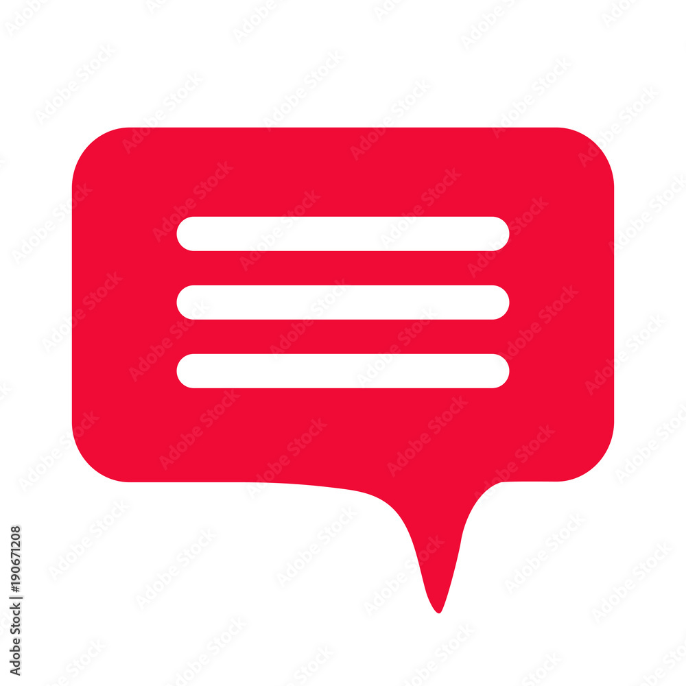 Chat icon. Dialog text Chat icon. Dialog text