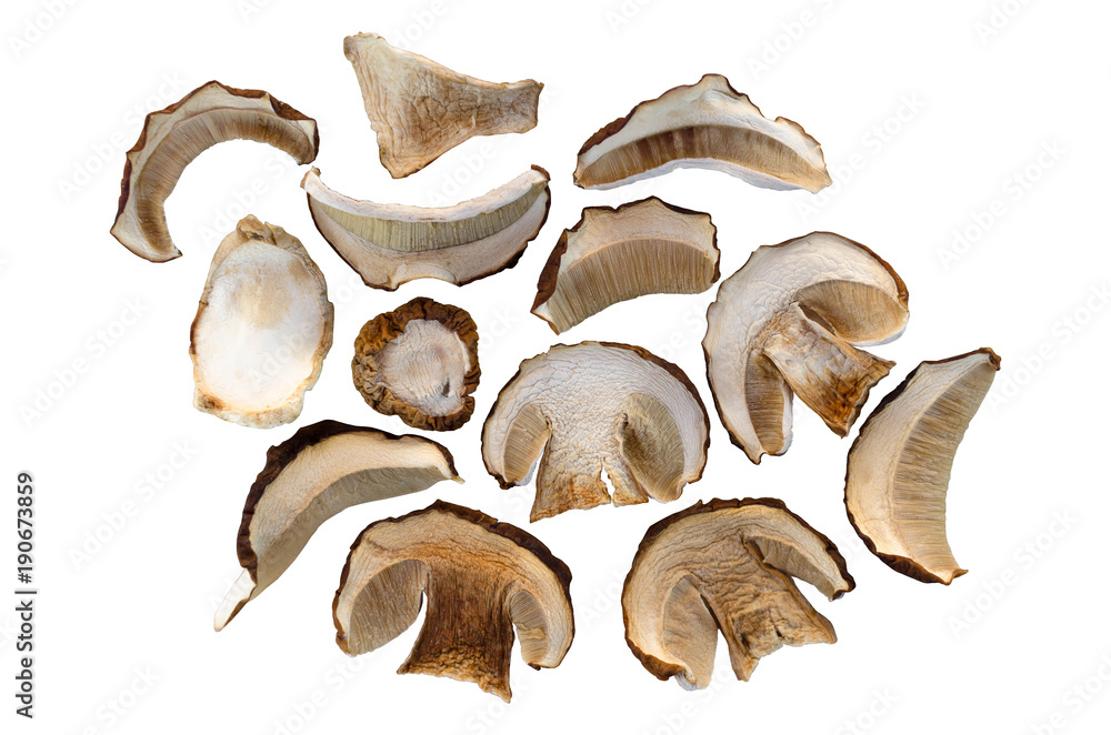 Fototapeta premium Dried porcini mushrooms.