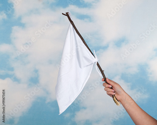White flag photo