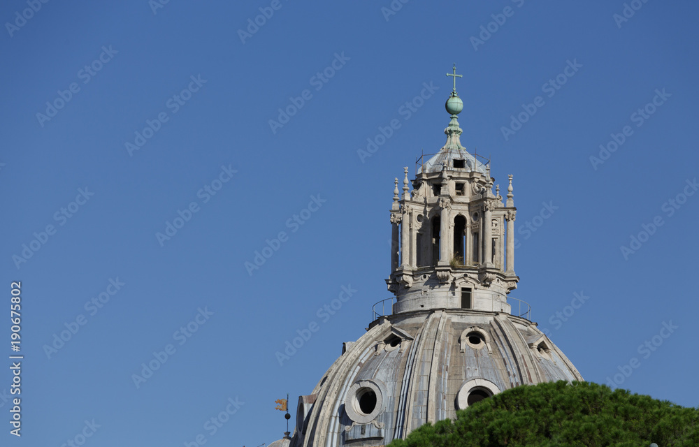 Fototapeta premium Church Dome on Blue Sky