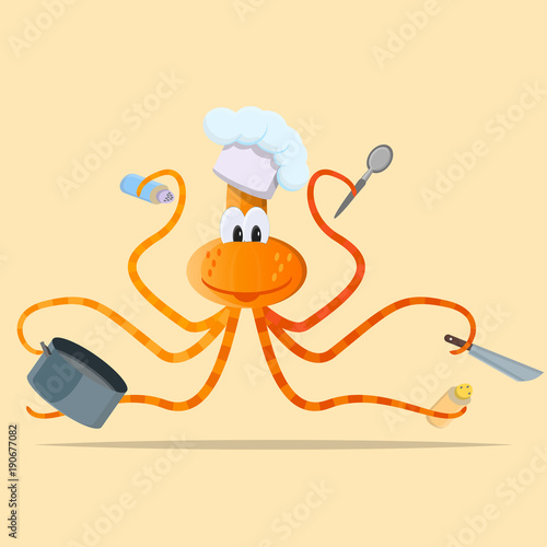 Squid cook
