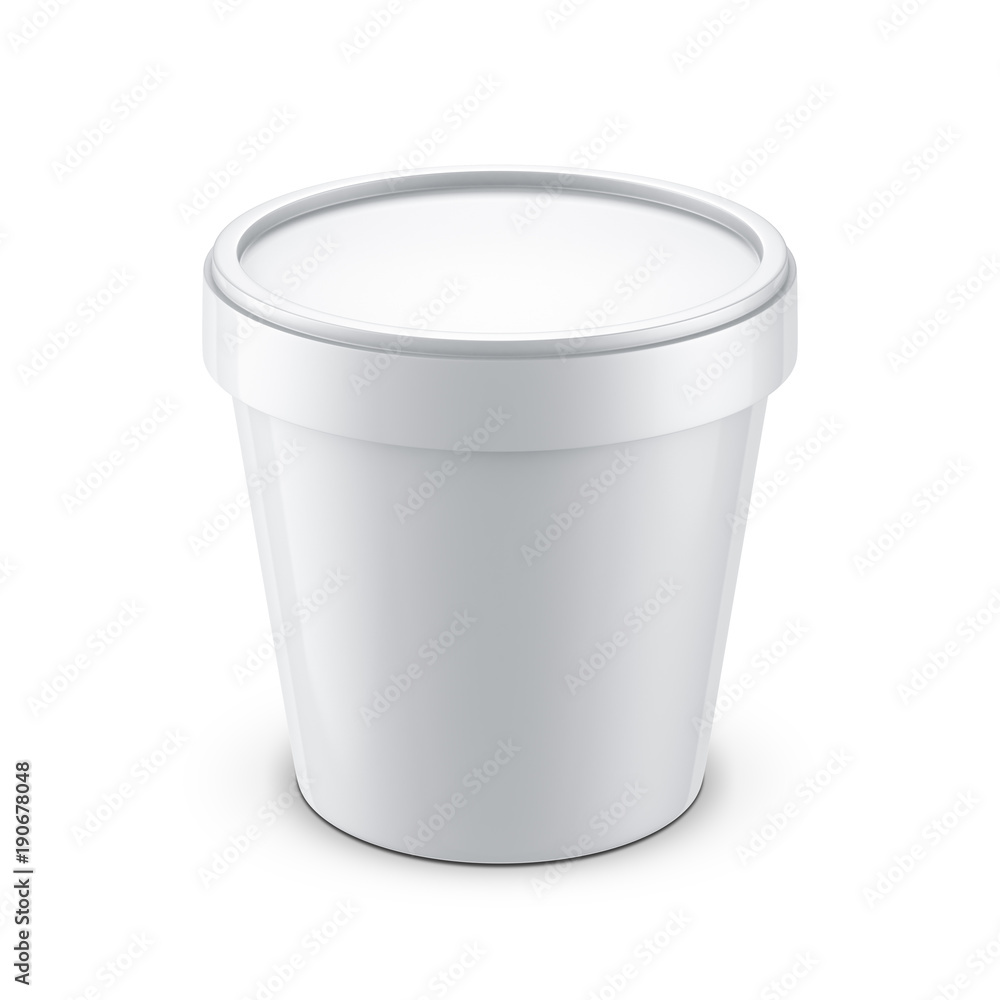 ice cream pint container 3d model