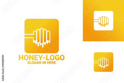 Honey Logo Template Design Vector, Emblem, Design Concept, Creative Symbol, Icon