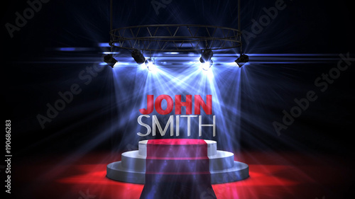 Podium Lights Title