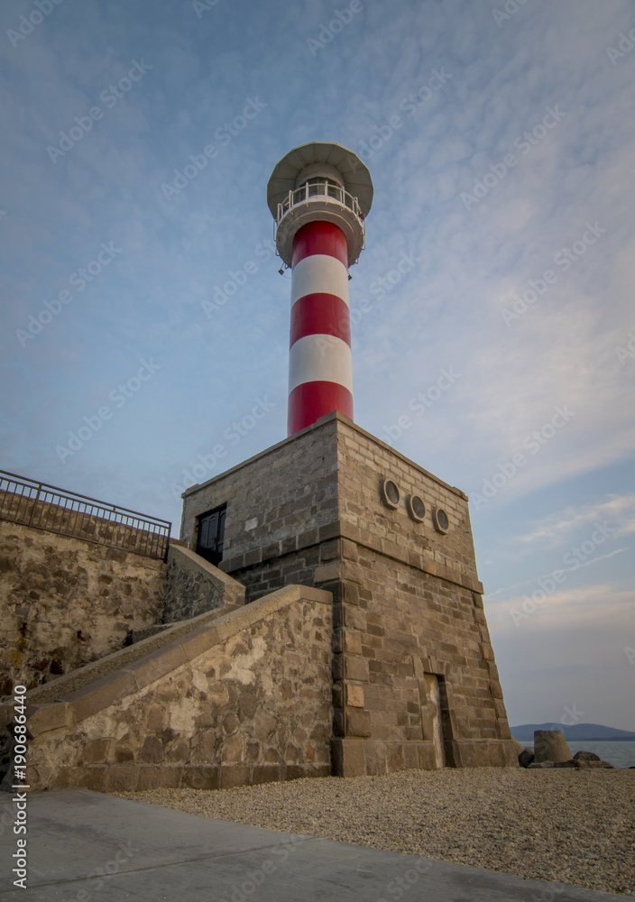 The Sea Lighthouse at the Port of Burgas