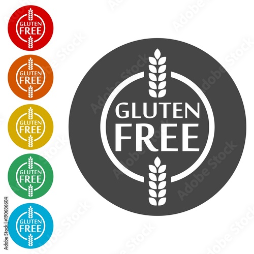 Gluten Free Sign Icon 