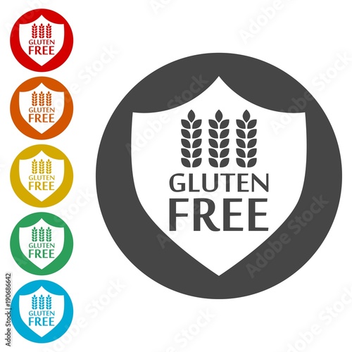Gluten Free Sign Icon 