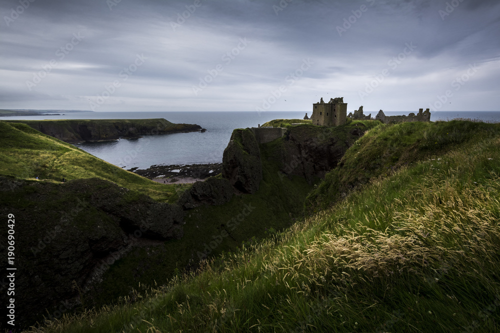 Windy day at Dunnottar Castle