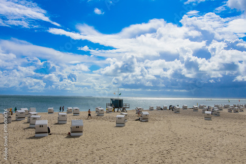 Strandkörbe am Strand von Hörnum