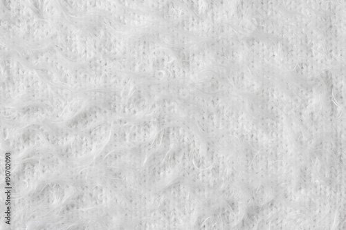 soft, white mohair texture background photo