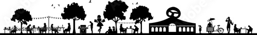 Silhouette Biergarten
