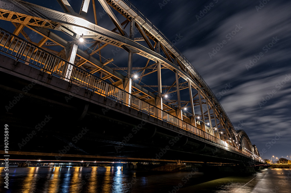 Naklejka premium Freihafenelbbrücke
