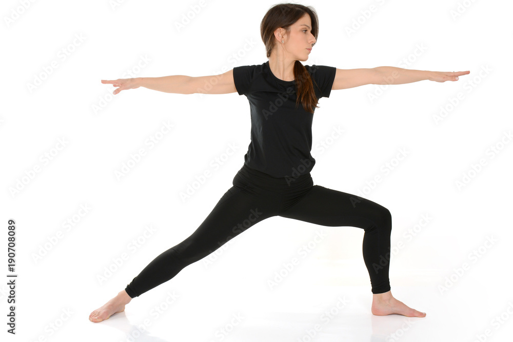 Virabhadrasana Warrior  Pose yoga