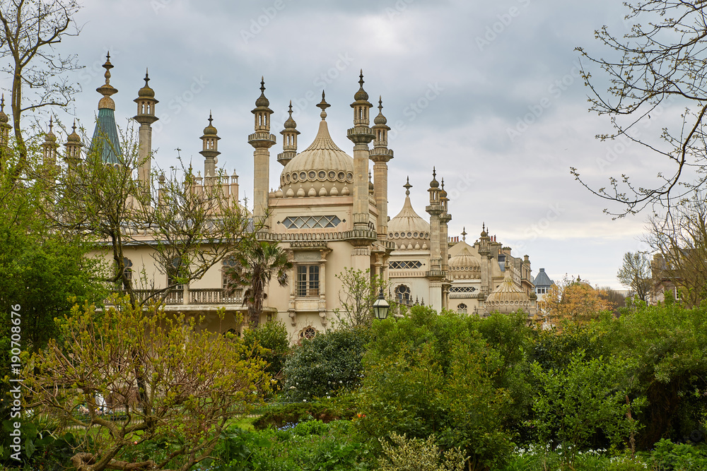 The Royal Pavilion at Brighton. East Sussex. England