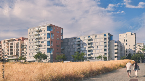 Buildings of Vexin, cergy, france, photo