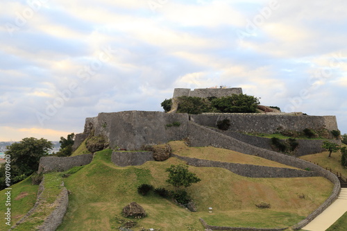 Katsuren Castle, landscape. Okinawa, Japan, Asia. photo