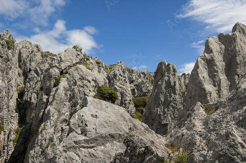 montaña de rocas en los picos de Europa en Asturias