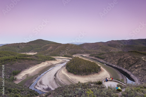 meander Melero river Alagon in Las Hurdes photo