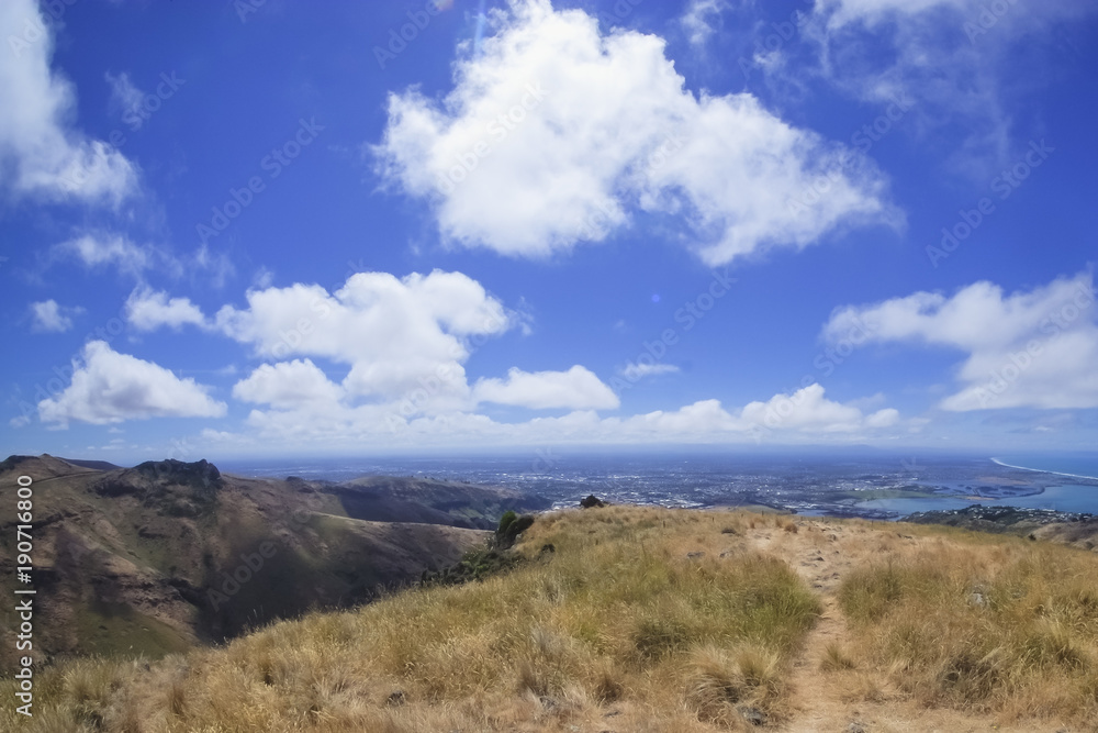 Beautiful scenery from Christchurch Gondola Station at the top of Port Hills, Christchurch, Canterbury, New Zealand. Beautiful scenery from Christchurch Gondola Station at the top of Port Hills, Christchurch, Canterbury, New Zealand.