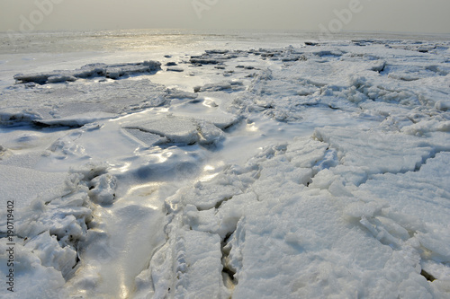 On winter sea ice