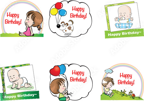 happy birthay card set photo