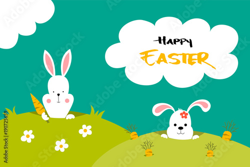 Easter bunnies.