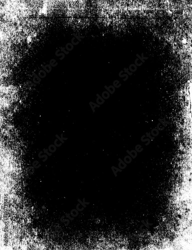 Abstract dirty or aging frame. Dust particle and dust grain texture on white background, dirt overlay or screen effect use for grunge background and vintage style.