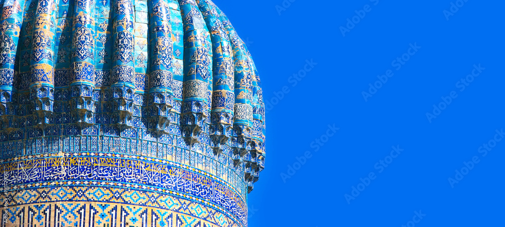 Uzbekistan - Samarkand (Gour Emir) - obrazy, fototapety, plakaty 