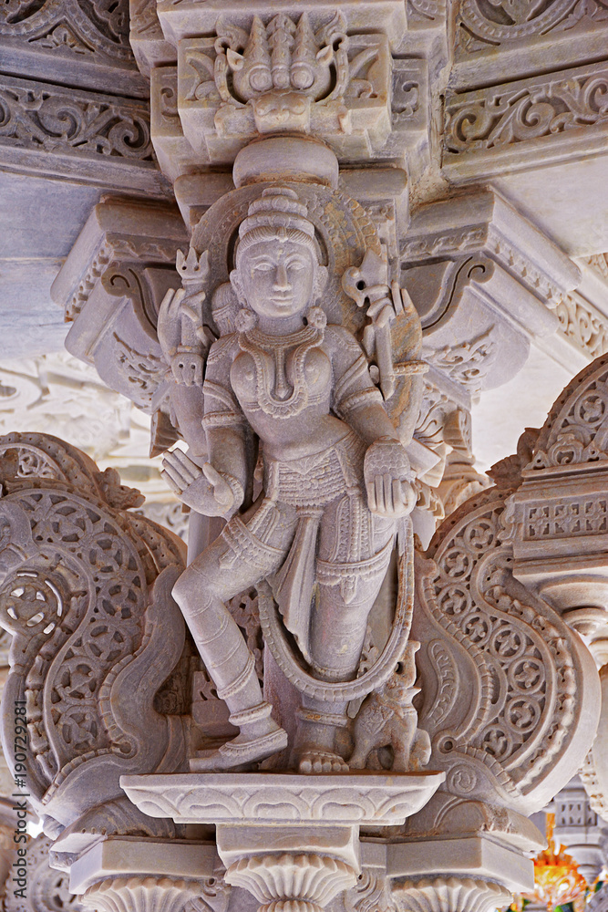 Apsara Statue, Baps Swaminarayan Mandir, Katraj, Pune