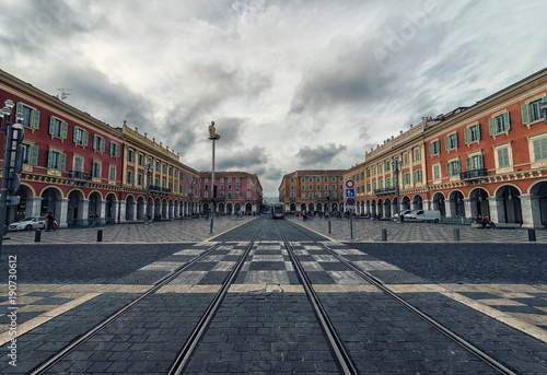 "Place Massena " square in Nice, French Riviera