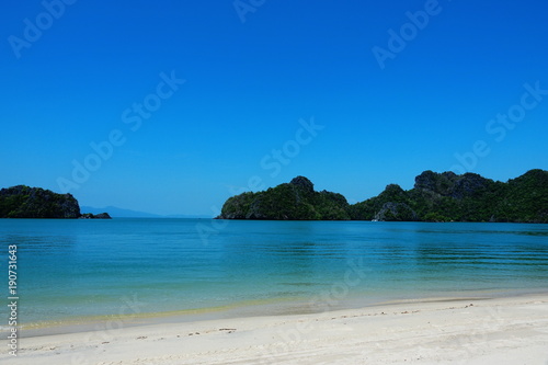 Fototapeta Naklejka Na Ścianę i Meble -  Malaysia Langkawi island Beach Tanjung Khu